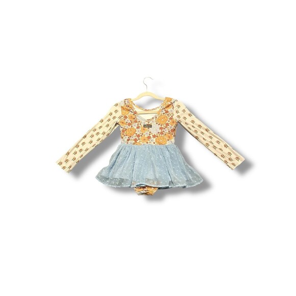 Matilda Jane | Floral Tutu Bodysuit | 4T - Picture 2 of 4